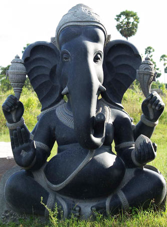 Custom Large Dancing Ganesh Garden Statue