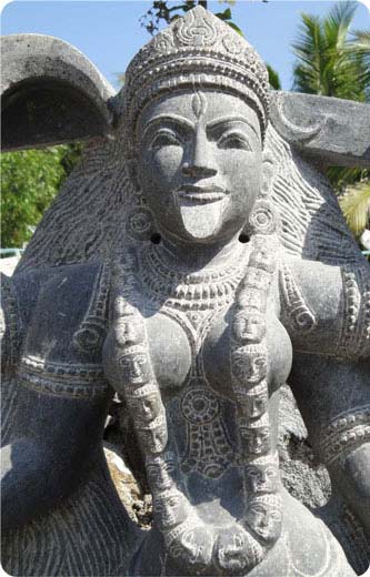HIndu Goddess Parvati as Kali