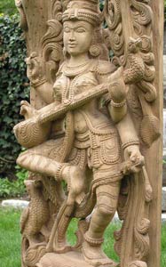 Dancing Saraswati Statue