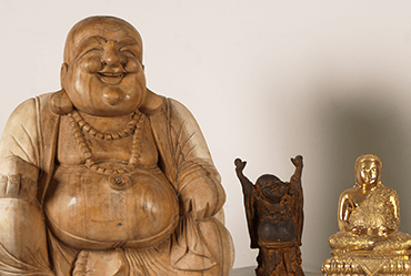 Fat and Happy Buddha of wealth statues for sale