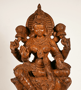 Lakshmi Hindu Goddess of wealth Statues for sale