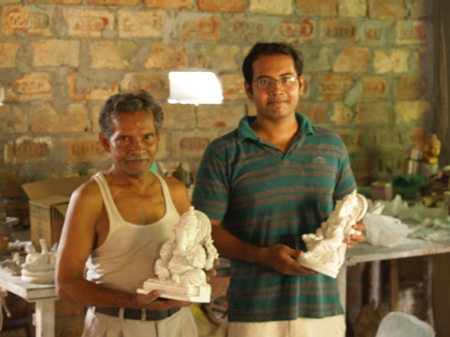 Sunil and his son Sayak
