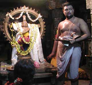 Nataraja in Puja ceremony