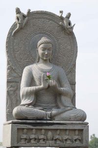 Stone Gupta Buddha Statue