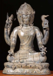 HIndu God Dattatreya statue