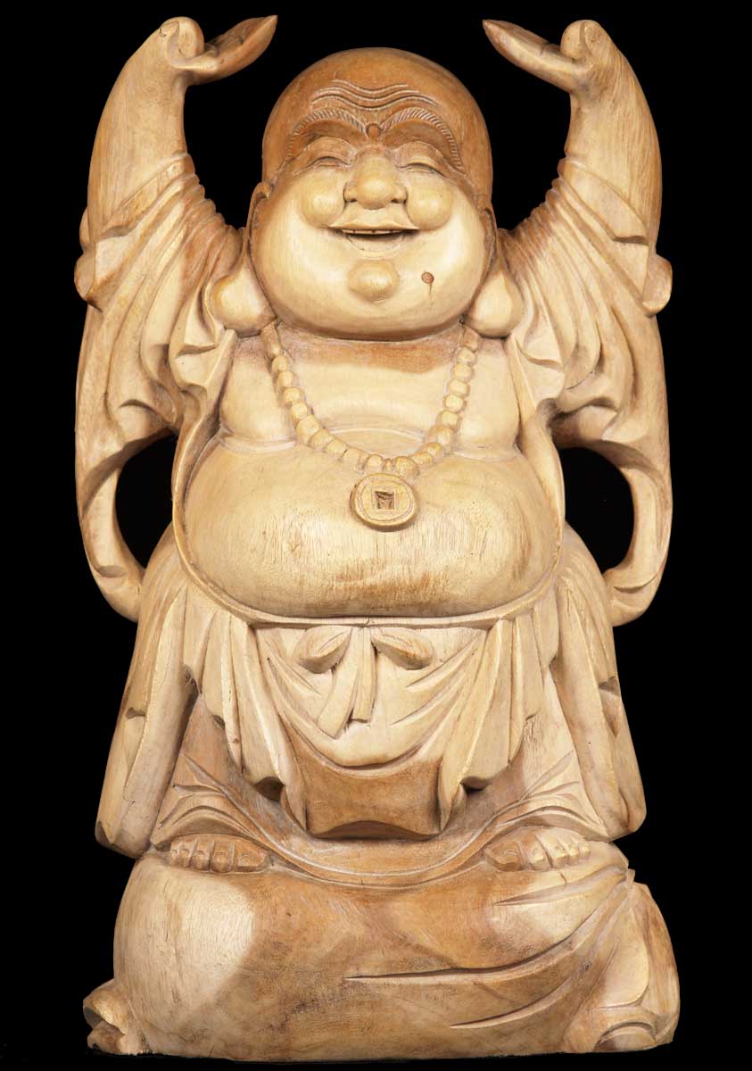 Figurine: Pudai (Budai, Hotei), God of Happiness and Laughter, Search the  Collection, Spurlock Museum, U of I