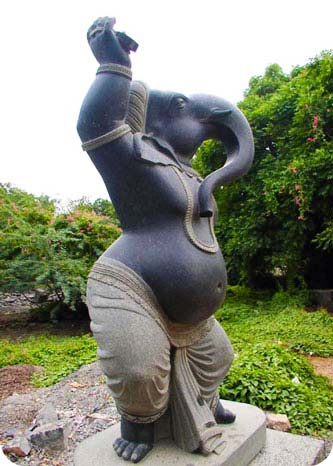Hindu Goddess Parvati's son Ganesh