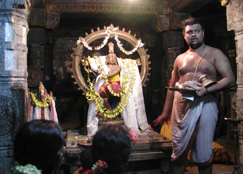 Hindu Priest Performing Puja