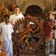 Meet the Indian Wood Artists who carved and painted this statue