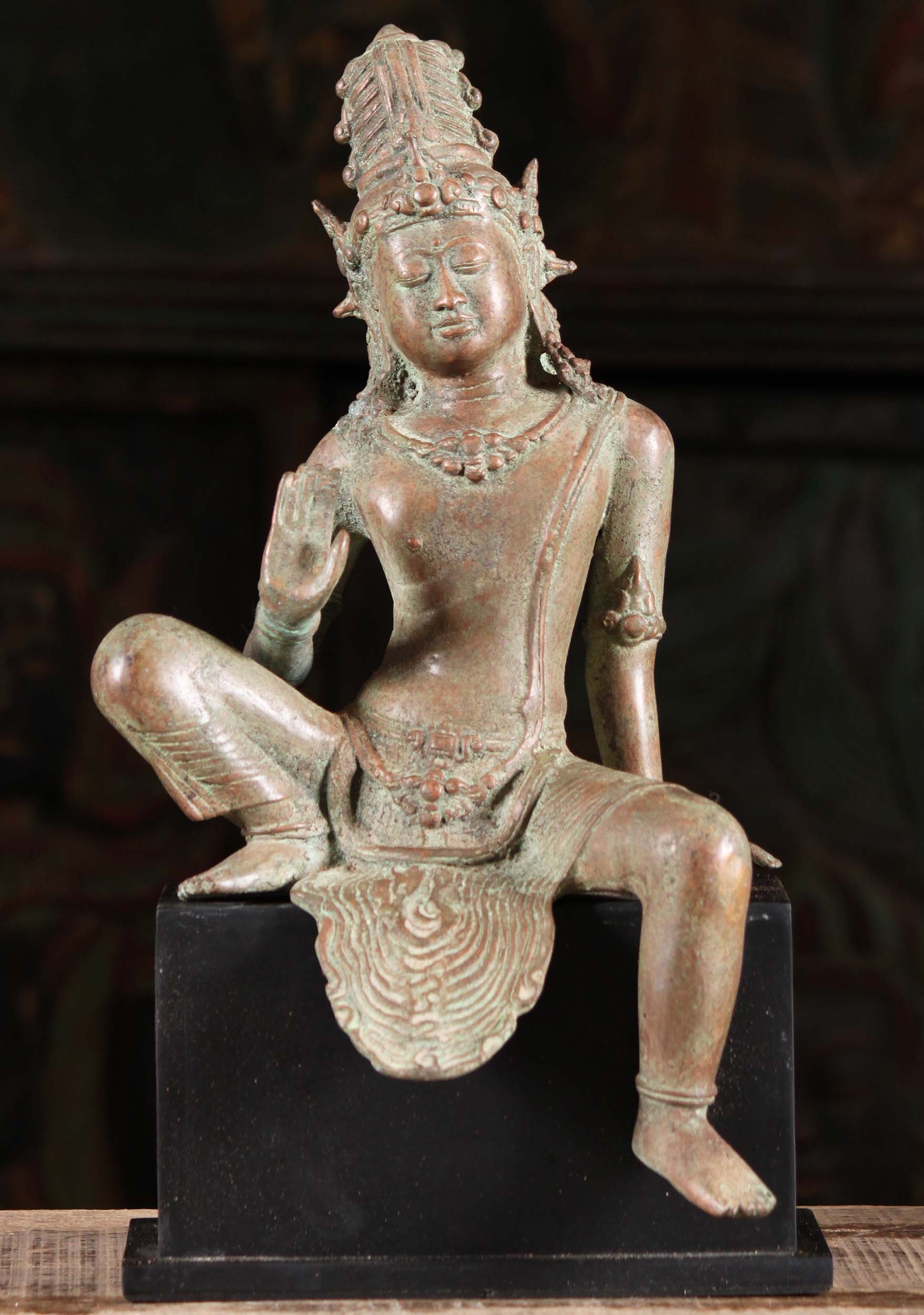 SOLD Brass Bodhisattva Avalokiteshvara Sculpture 14 SOLD Brass Bodhisattva Avalokiteshvara Sculpture 14