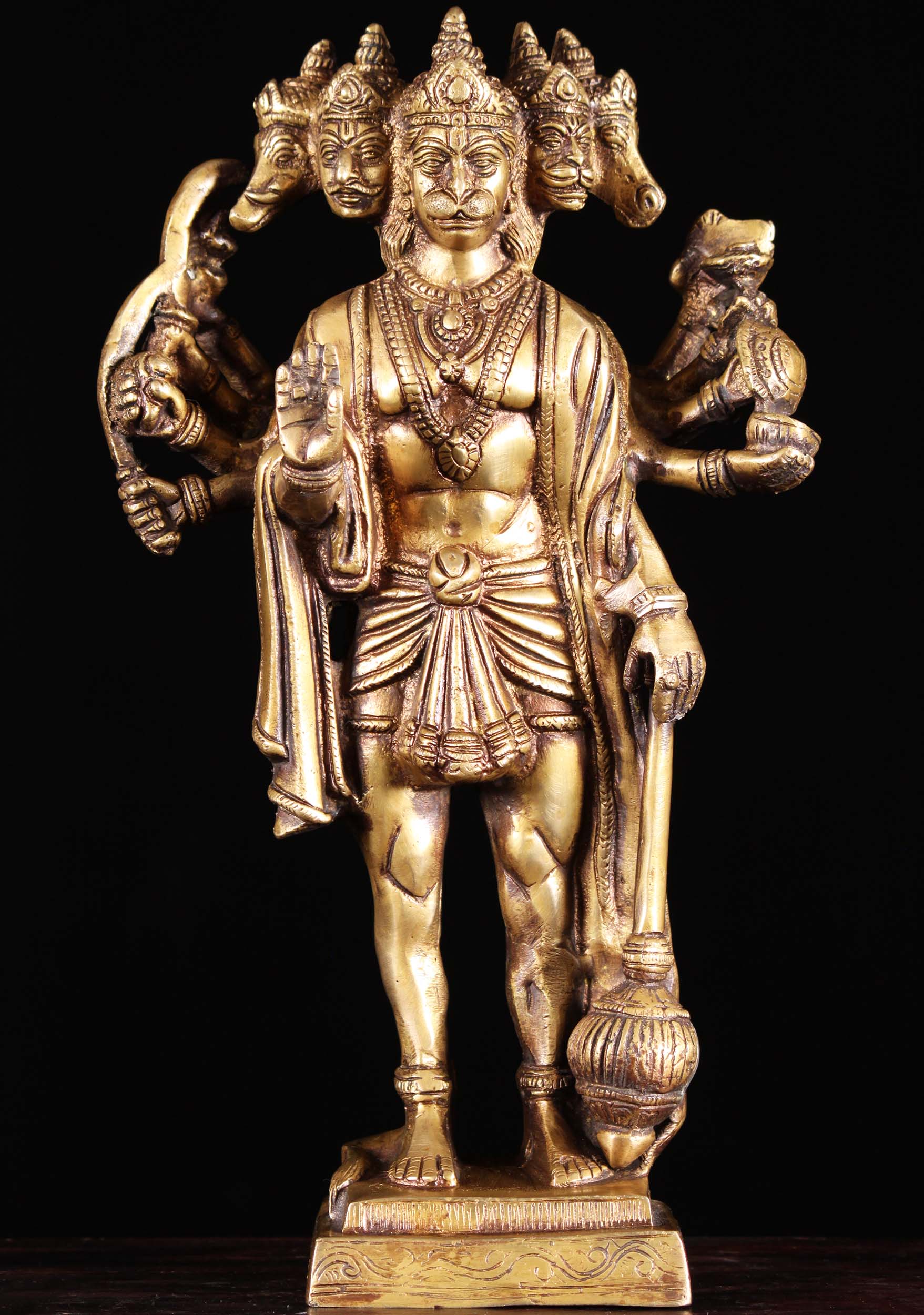 SOLD Panchamukhi Hanuman Statue; 5 Faces of Varaha, Garuda, Hanuman,  Narasimha & Hayagriva 16