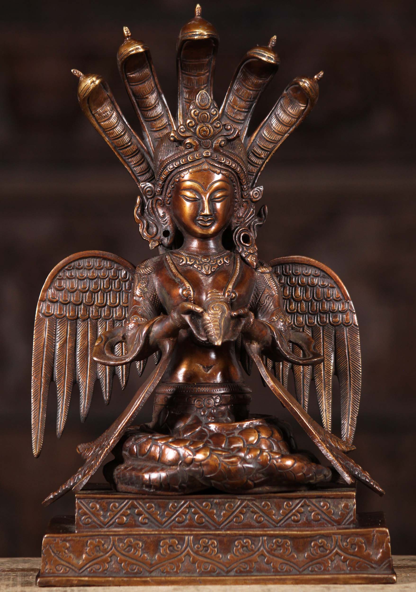 The Snake Woman Brass Statue Naga-Kanya 