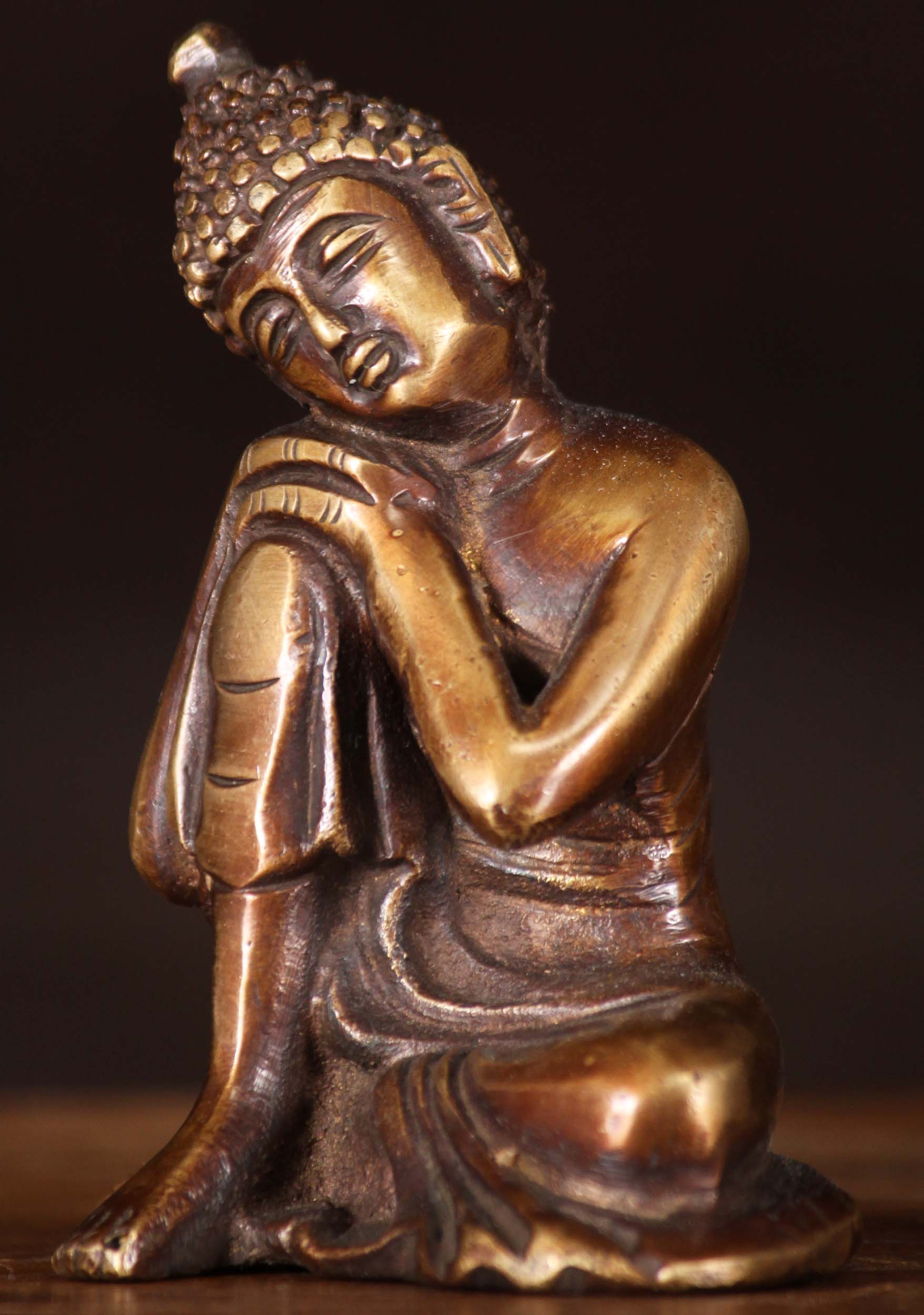 TWG Handicraft Multicolor Polyresin Relaxing Lord Buddha Statues at Rs 290  in Ghaziabad