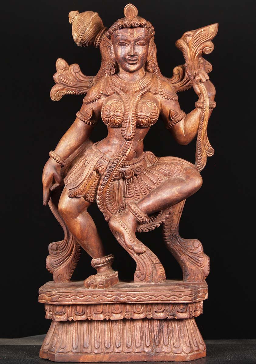 Check out the deal on SOLD Wooden Statue of Dancing Devi 24" at Hindu Gods...