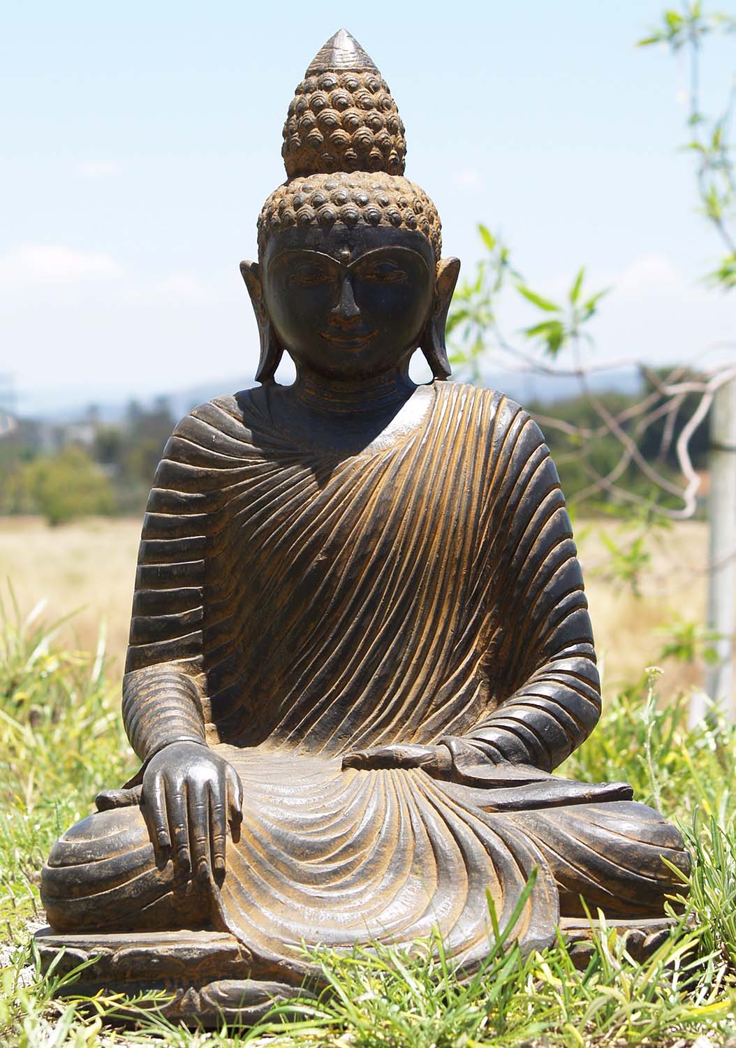 Earth Touching Statue Of Lord Buddha 26"