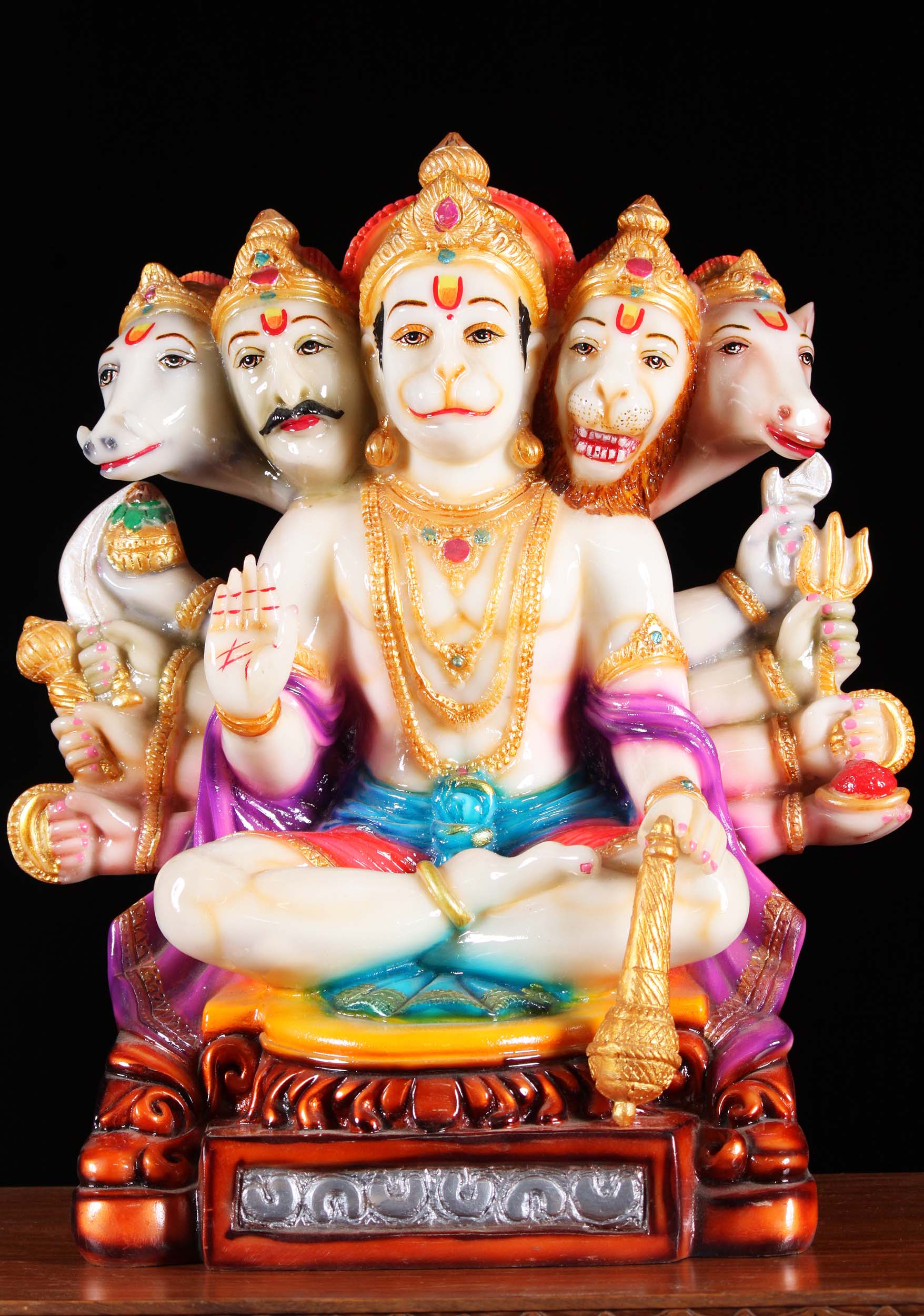 1 Fiber Panchamuhkti Hanuman