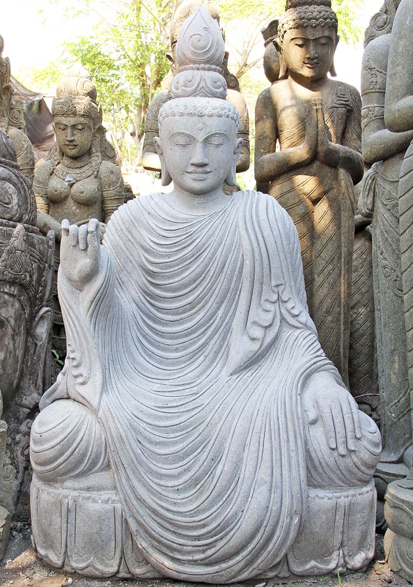 SOLD Large Buddha Garden Statue 65