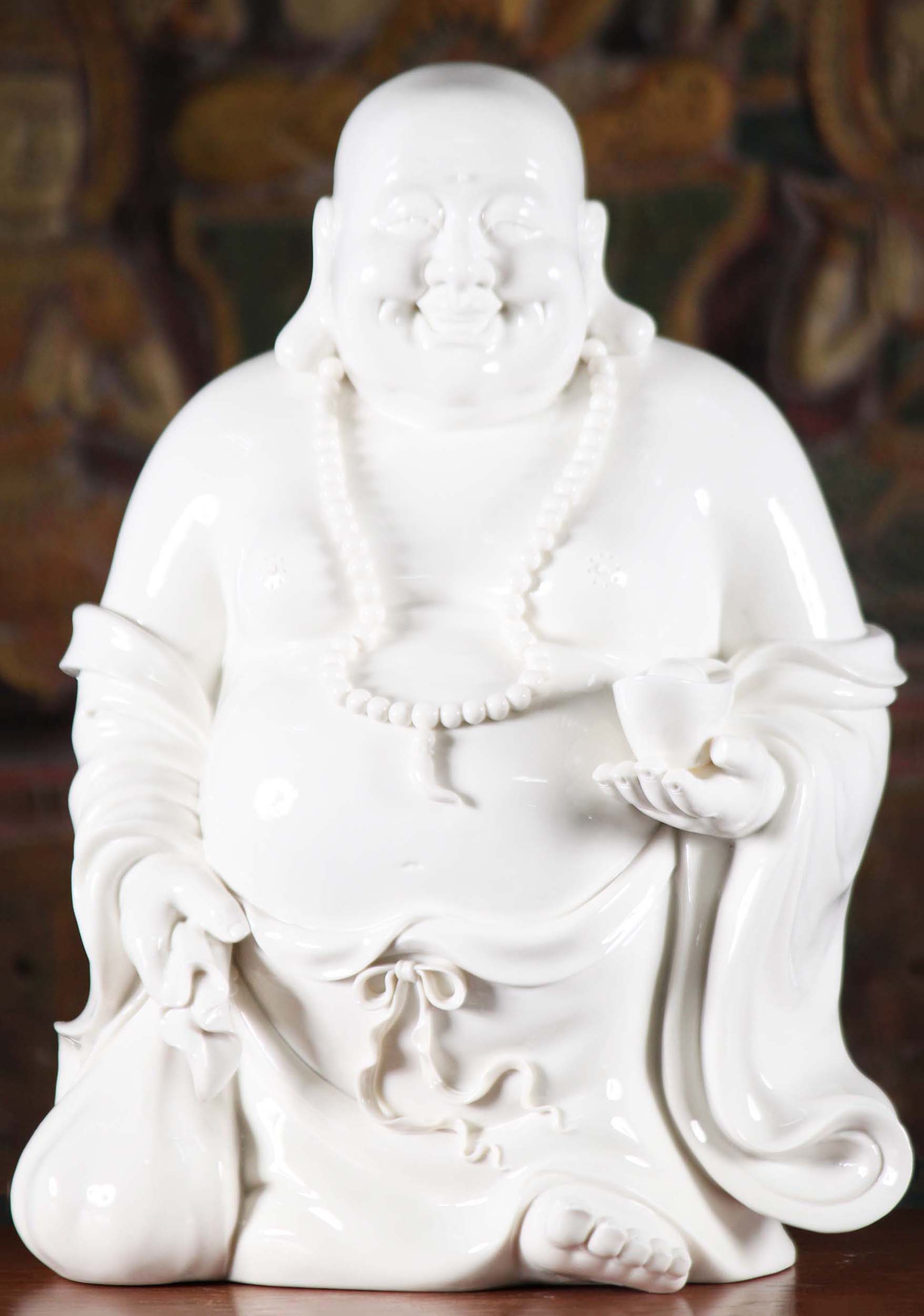 Porcelain Happy Buddha