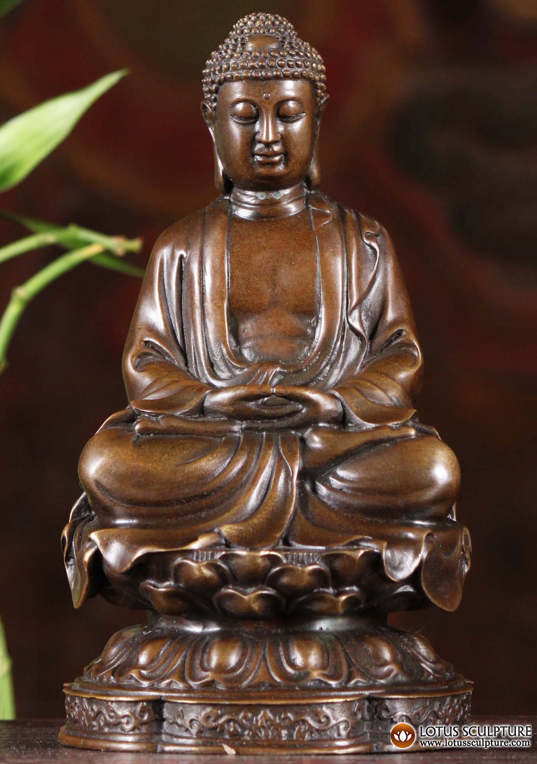 SOLD Bronze Japanese Amitabha Buddha, 
