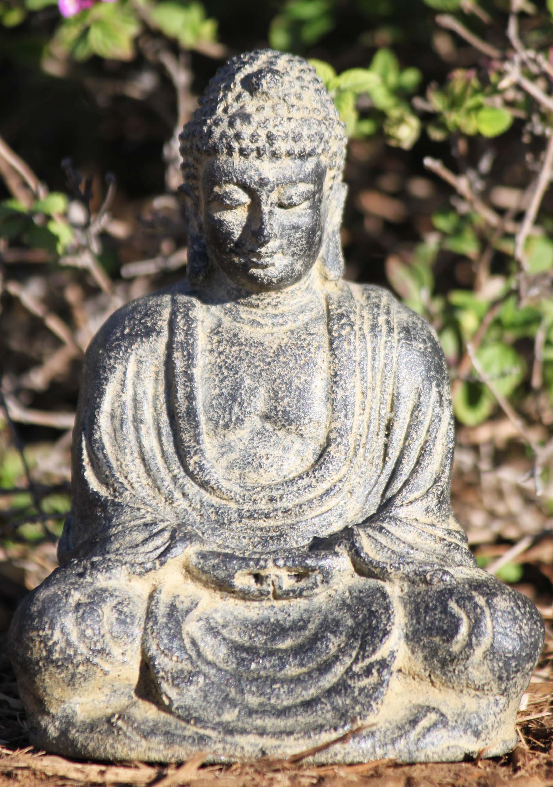 Meditating Small Japanese Buddha Statue 5.5