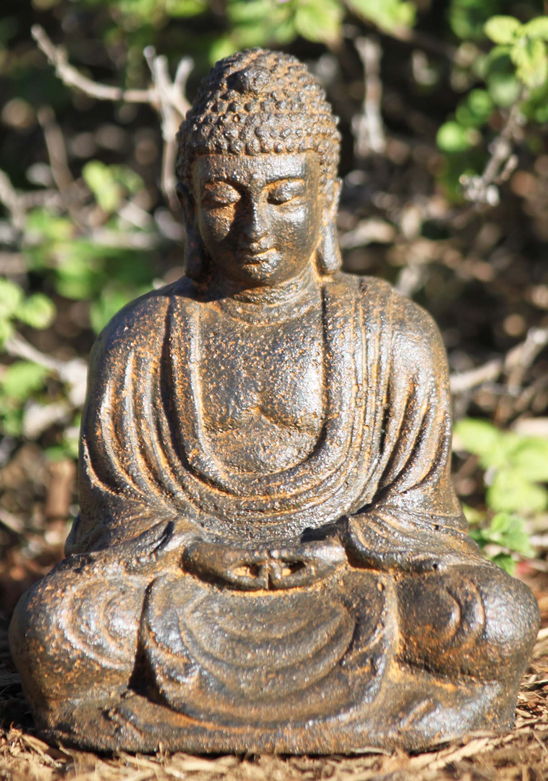 SOLD Meditating Small Japanese Buddha Statue 5.5