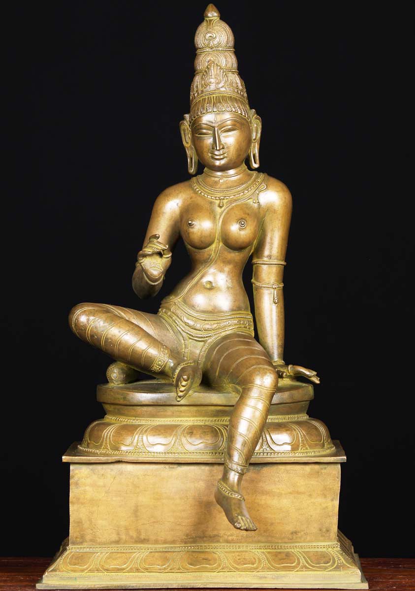 Bronze Bogashakti Statue 22"