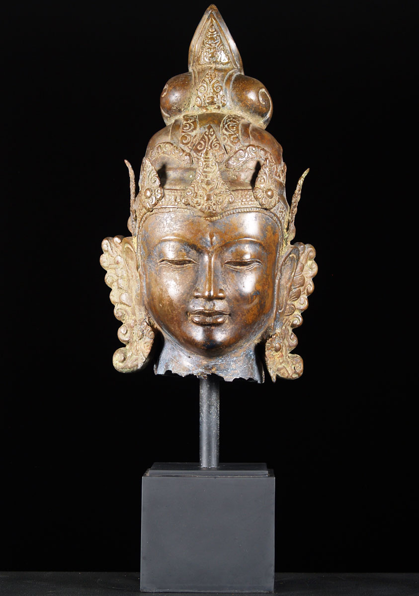 Brass Lakshmi Bust with Garuda 29"