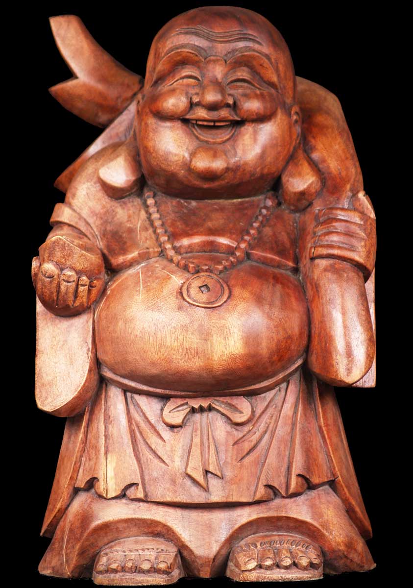 Fat Buddha with Gold Sack 16"