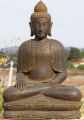 Stone Earth Touching Buddha 35"