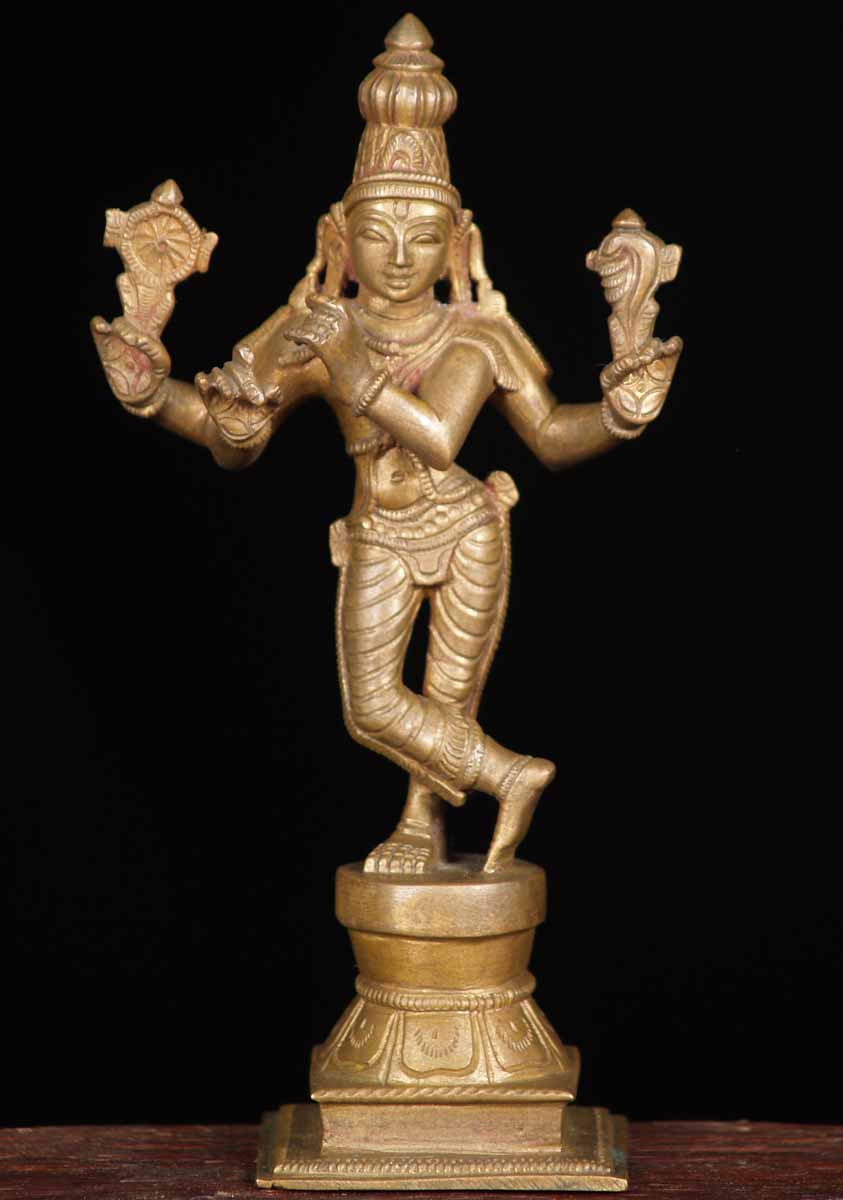 Bronze Venugopal Statue 6"