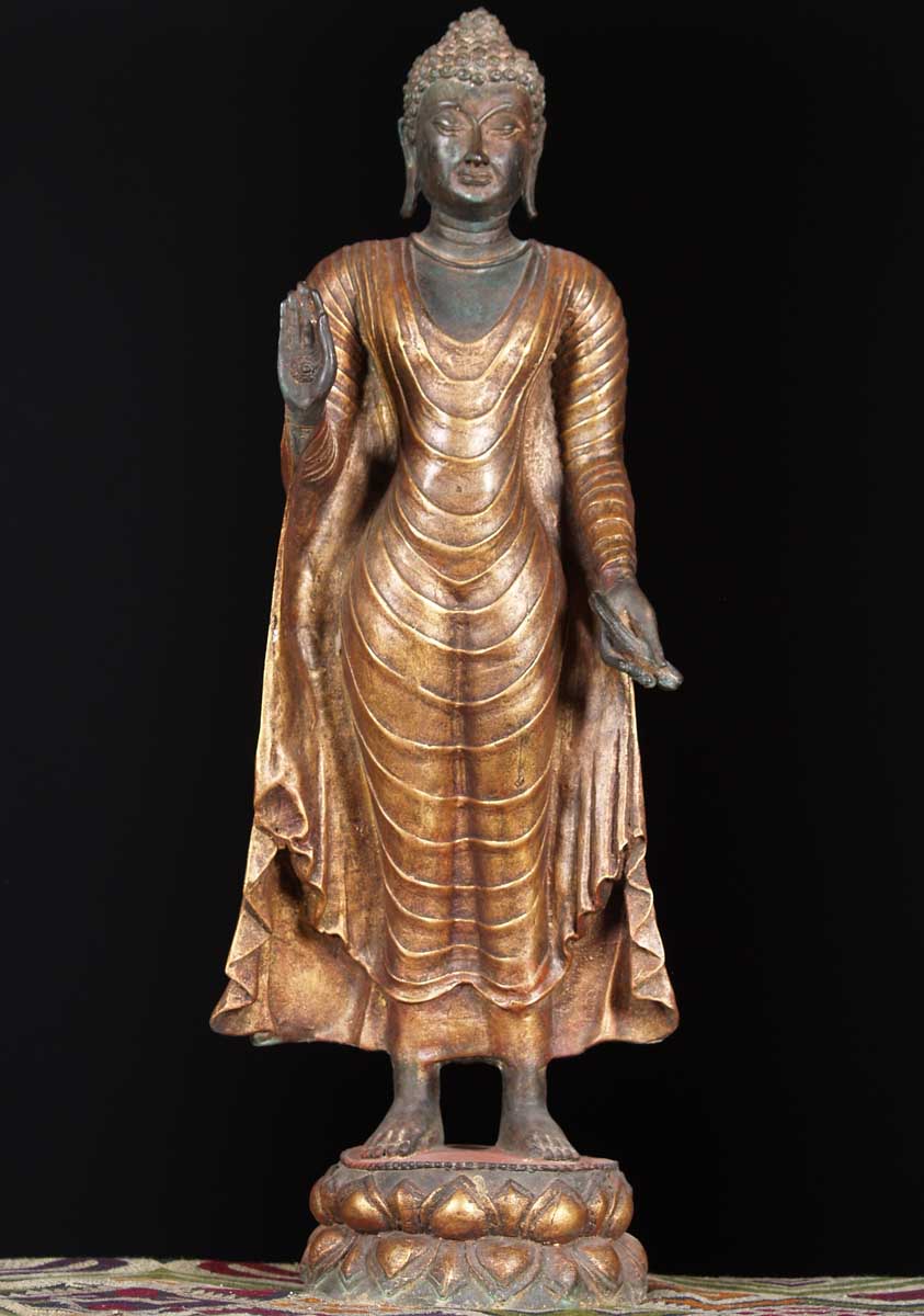Standing Abhaya Mudra Buddha 26"