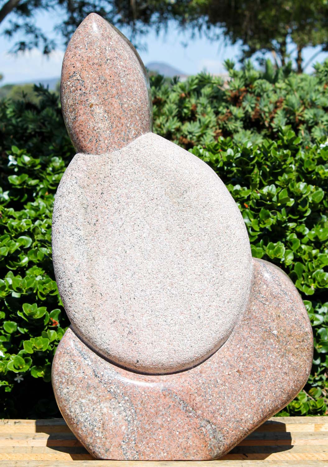 Unique Modern Ganesha Perfect for Garden, Hand Carved & Polished from Madurai Red Granite 36"