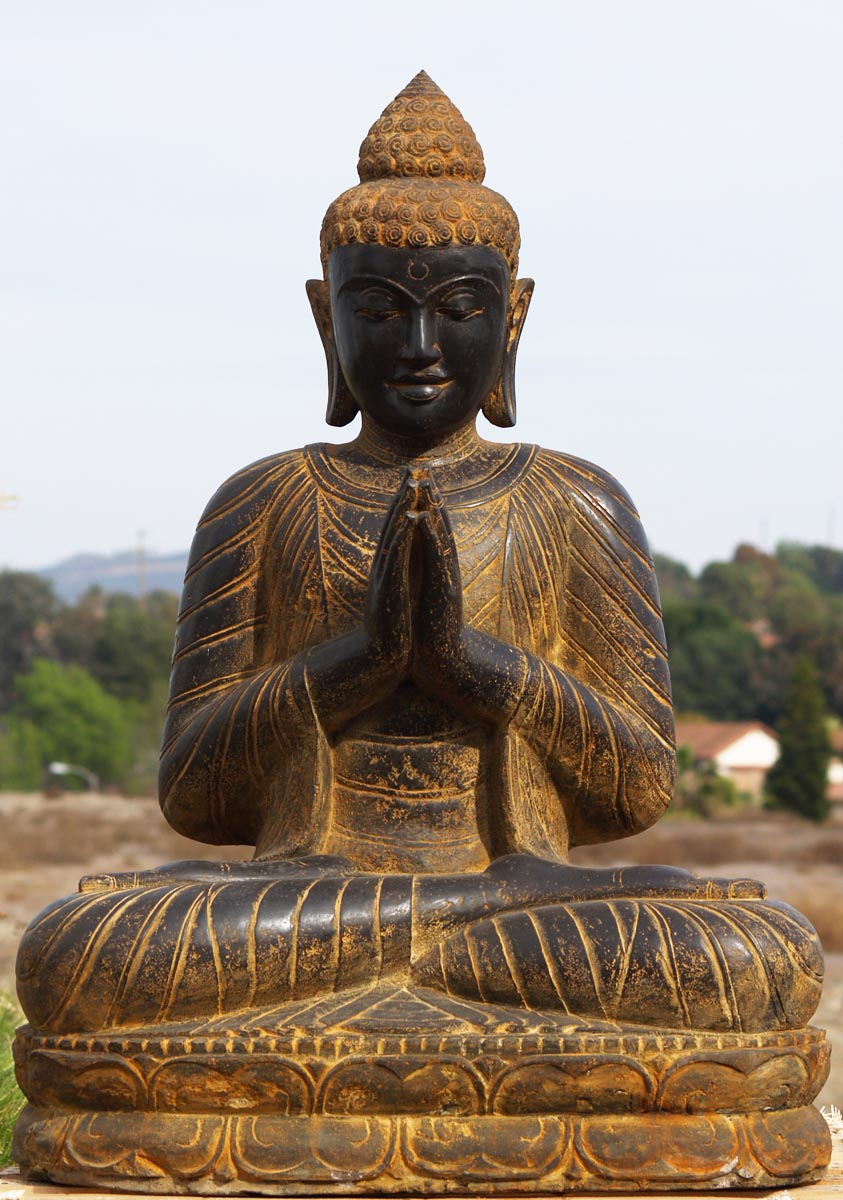 Large Praying Buddha Statue 44"