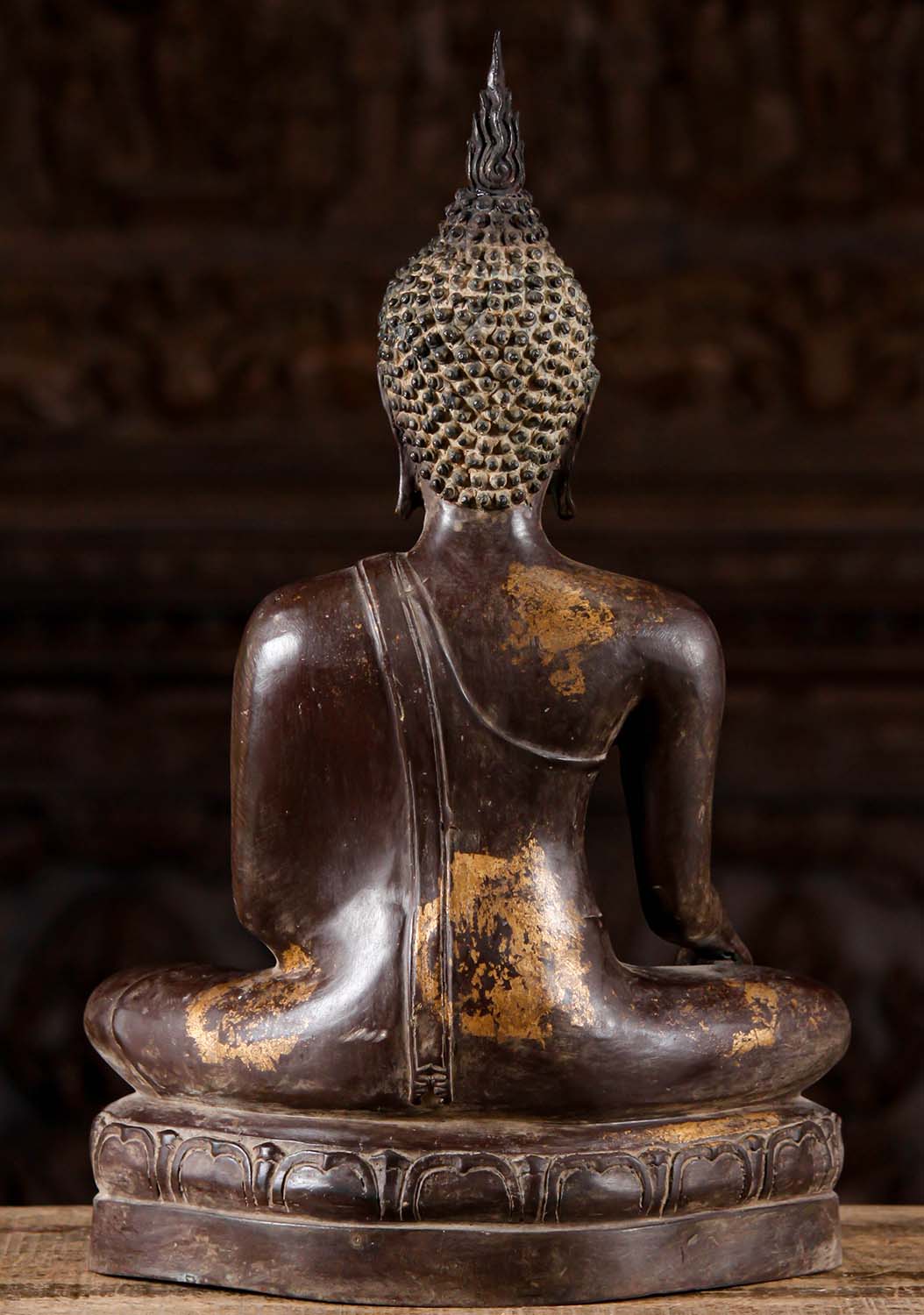 Sukhothai Style Earth Touching Buddha Statue 20"