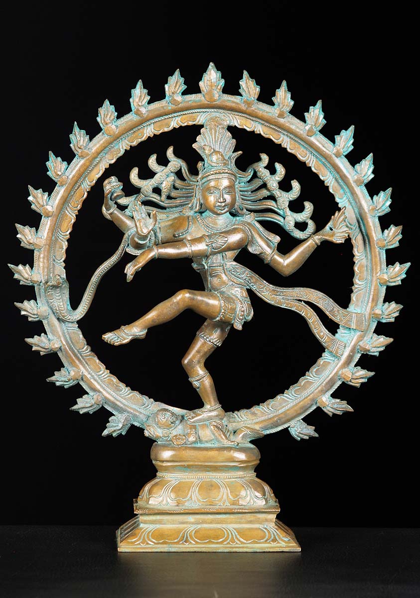 Bronze Shiva Nataraja Statue 13"