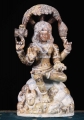 Marble Shiva as Dhakshinamurthi 16.5"