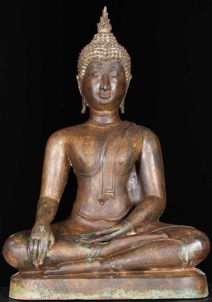 Earth Touching Sukhothai Buddha 20"