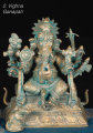 32 Forms of Ganapathi, Hindu God Ganesha Bronze Set of Lost Wax Method Statues 8.5"