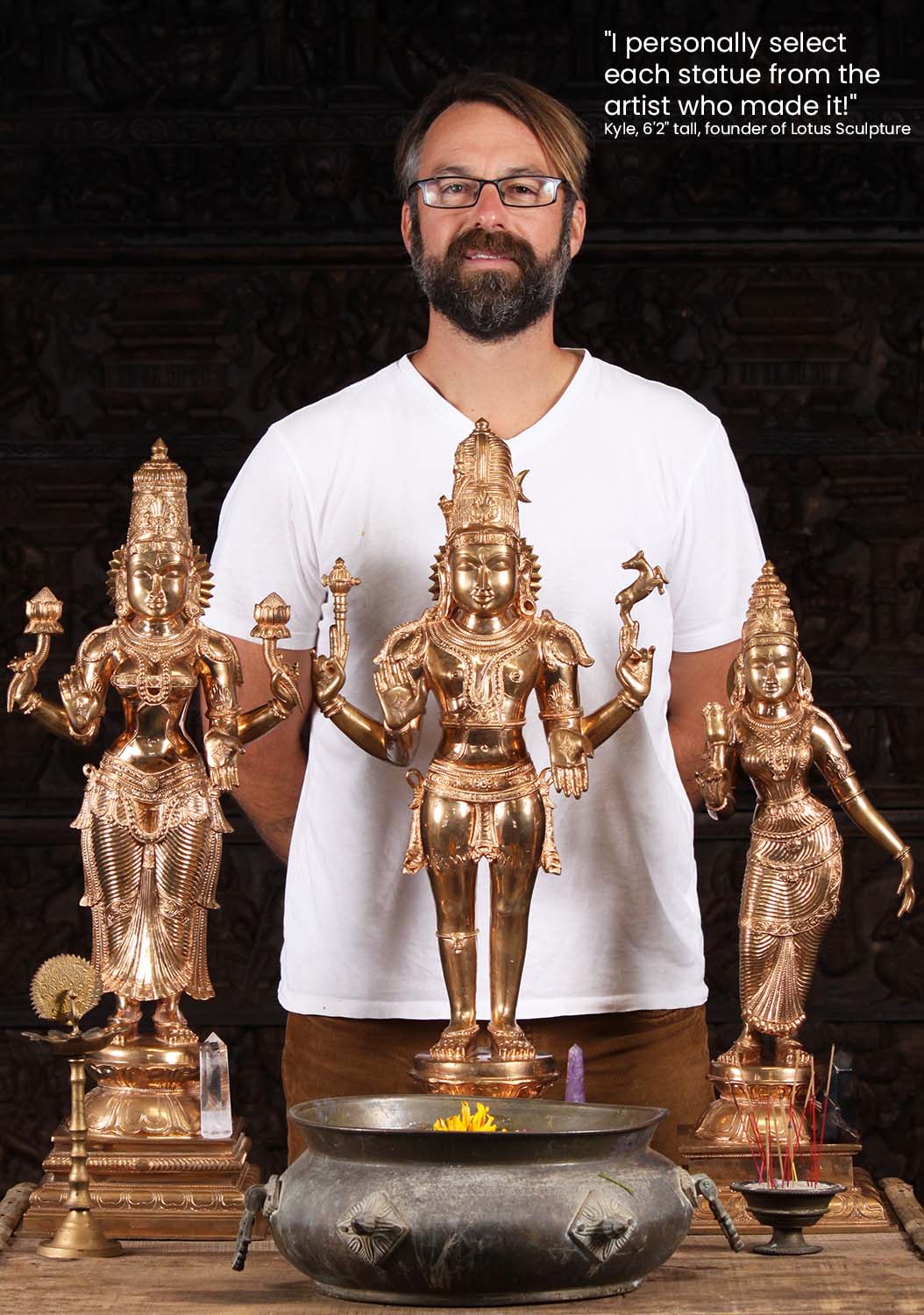 Bronze Panchaloha Temple Parvati Murti 25"