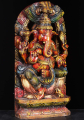 Wooden Ganesha Carving 18"