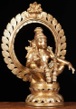 Bronze Ayyappan Statue 15.5"