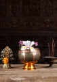 Small Copper Buddhist Monk Alms Bowl 4.75"