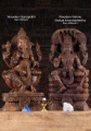 Wooden Vishnu Statue Seated on Anatashesha 24"