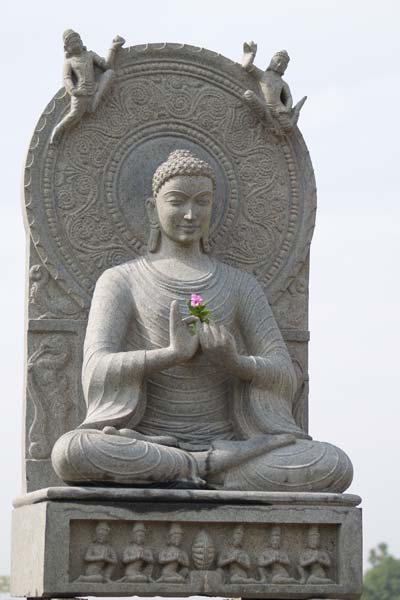 Gupta Style Buddha Sculpture 57"
