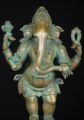 Bronze Classic Ganesh Statue 12"