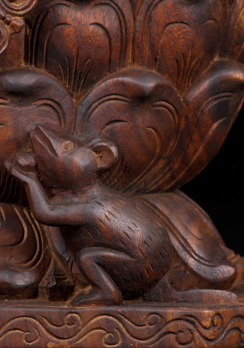 Three Headed Ganesha Sculpture 48"