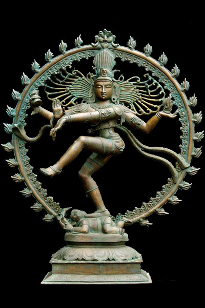 Enchanting Bronze Nataraja Statue 45"