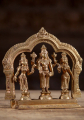 Bronze Vishnu Set with Shreedevi & Bhudevi 7"