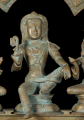 Hindu Village God Ayyanar Statue 12"