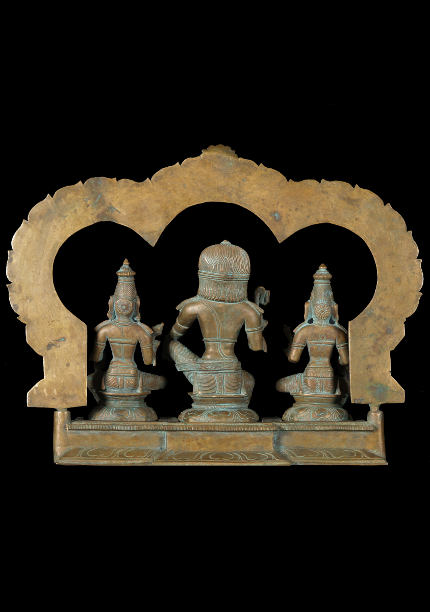 Hindu Village God Ayyanar Statue 12"